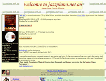 Tablet Screenshot of jazzpiano.net.au