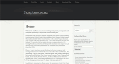 Desktop Screenshot of jazzpiano.co.nz